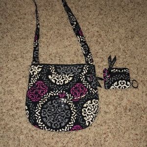 Vera Bradley crossbody with little coin purse